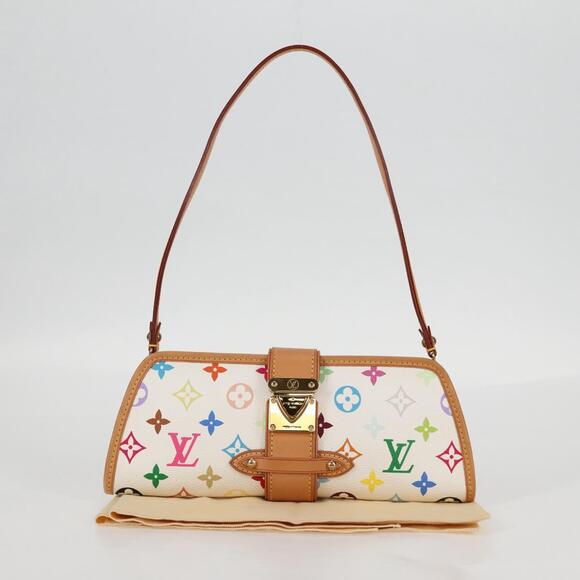 LOUIS VUITTON Multicolor Shirley Shoulder Bag White M40049 - Picture 12 of 16